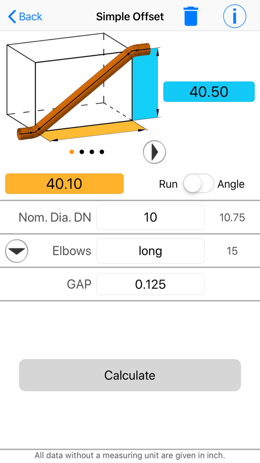 #3. Offset Calc App ANSI (iOS) 由: Steffen Weber