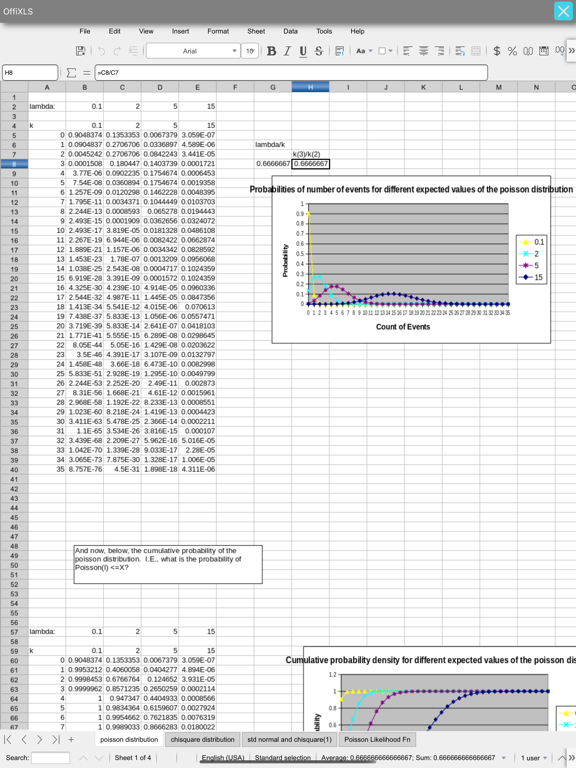 Screenshot #4 pour OffiCalc Éditeur XLS