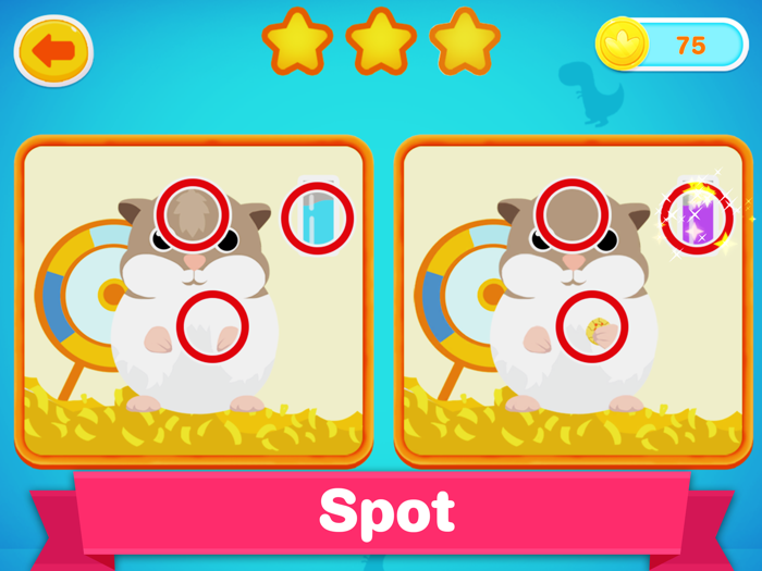 Dino Spot the Difference Games