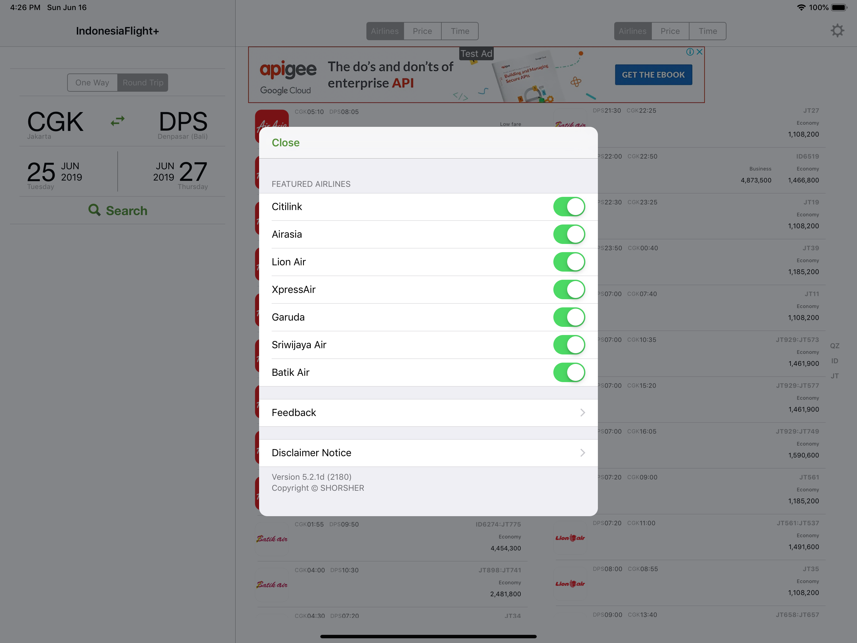 Indonesia Flight+ screenshot 6