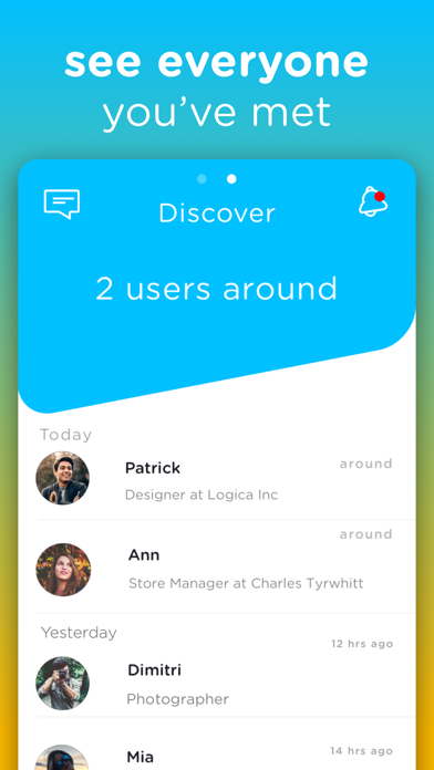 Screenshot #3 pour Circle - Discover people