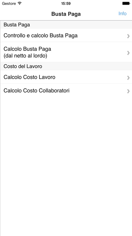 Busta Paga - Costo del Lavoro