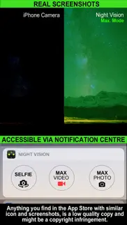 night vision (photo & video) iphone screenshot 4