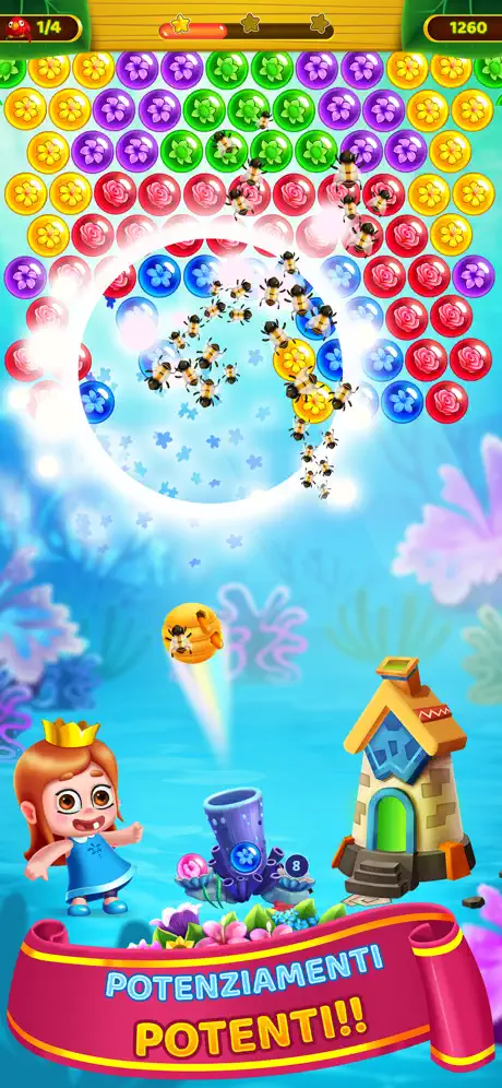 Flower Games - Bubble Shooter