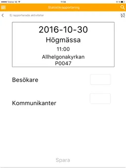 Aveny Statistikrapportering screenshot 5