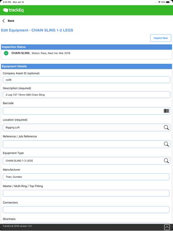 App screenshot