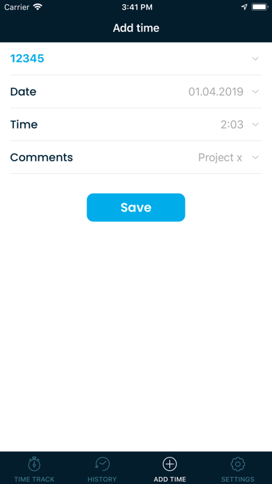 Screenshot #3 pour Pro3® - Timesheet