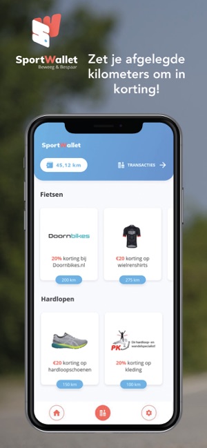 SportWallet in de App Store