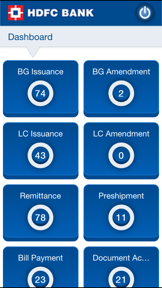 HDFC Bank Trade Finance screenshot