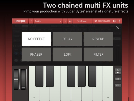 Unique for iPad - Analog Synth