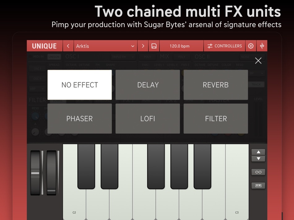 #3. Unique for iPad - Analog Synth (iOS) 由: Sugar Bytes GmbH