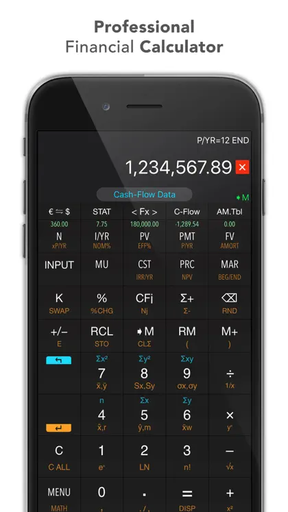 Capture d'écran 3 sur 6 de 10bII Financial Calculator PRO