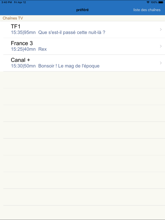 Screenshot #6 pour France Programme TV