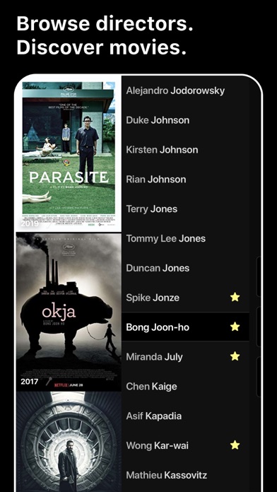 Directed By - Discover Movies Screenshot