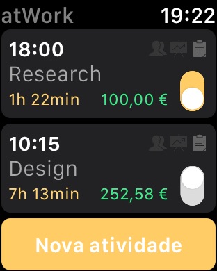 Apple Watch screenshot