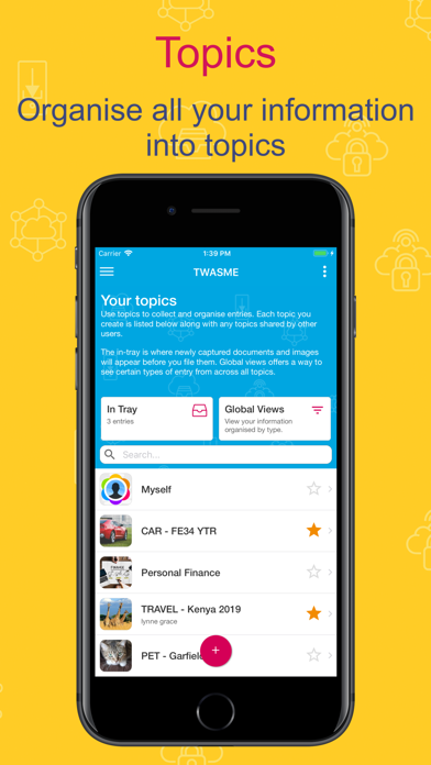 Screenshot #2 pour Twasme - collect and organise