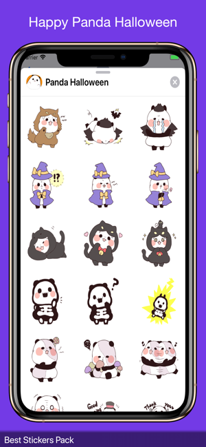 Panda Halloween Stickers(圖4)-速報App