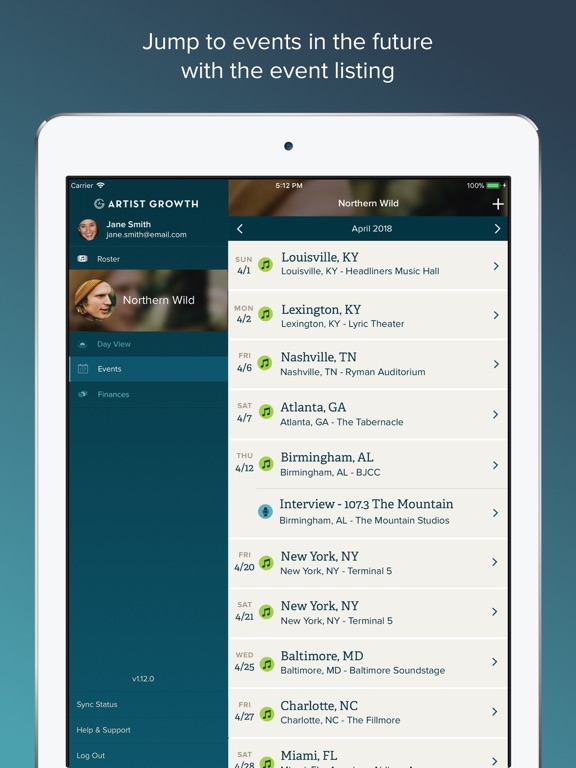 App screenshot