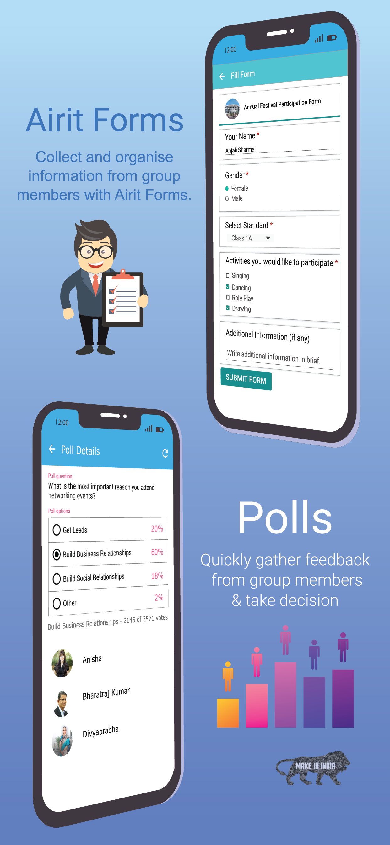 Mi Airit - Indian Chat App