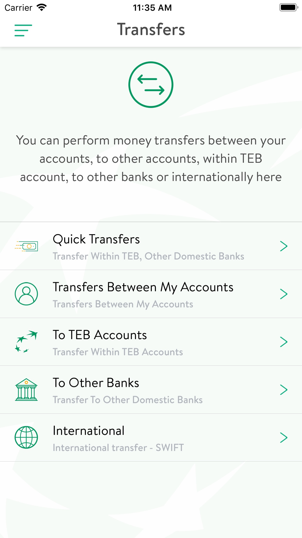 Screenshot 2 of TebMobileBusiness