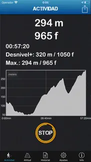altimetro offline pro iphone capturas de pantalla 1