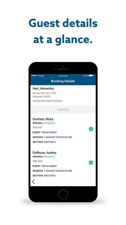 #3. TryBooking Ticket Scanning App (iOS) 来自: TryBooking PTY LTD