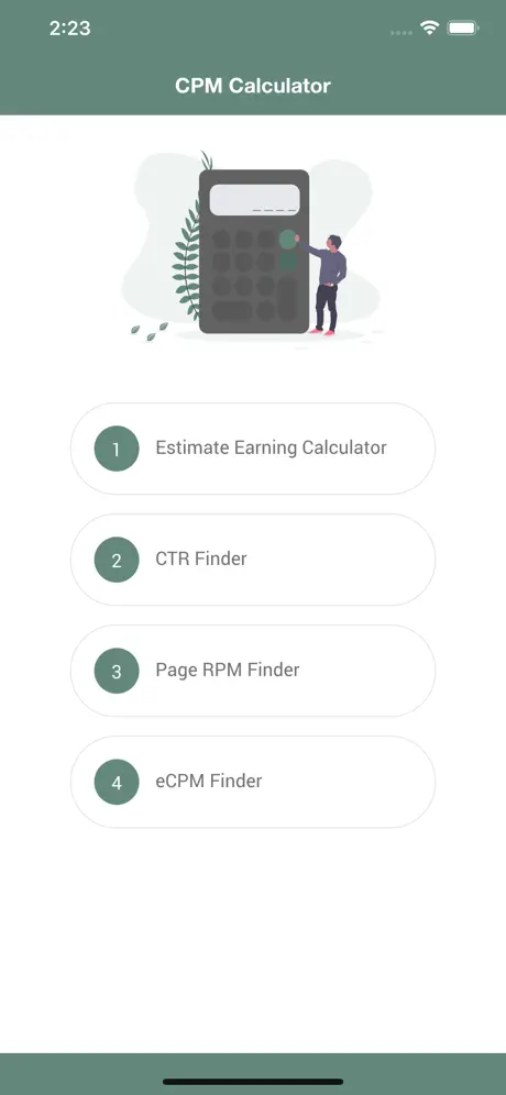 eCPM, CTR, RPM Calculator