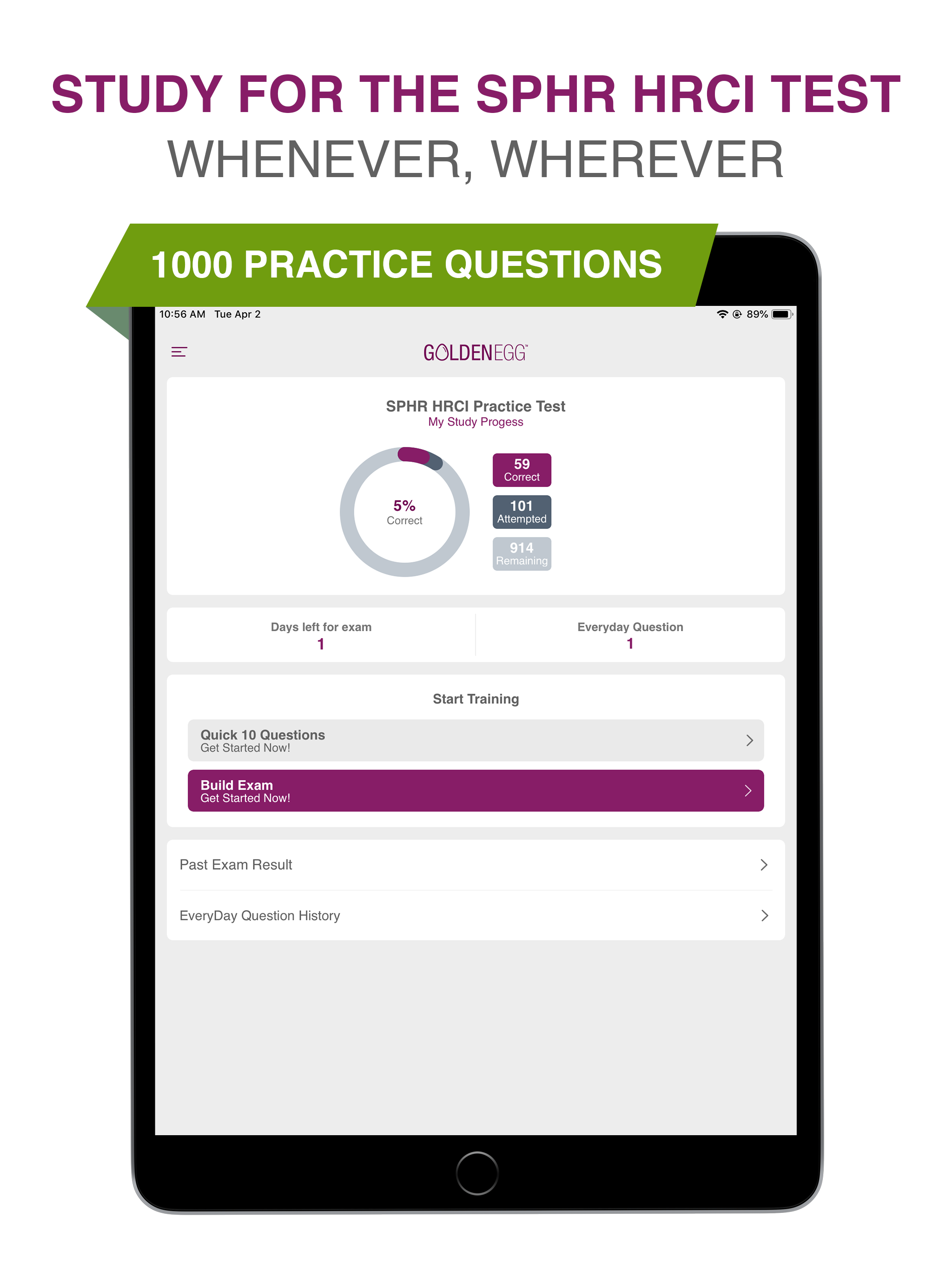 SPHR HRCI Practice Test screenshot 6