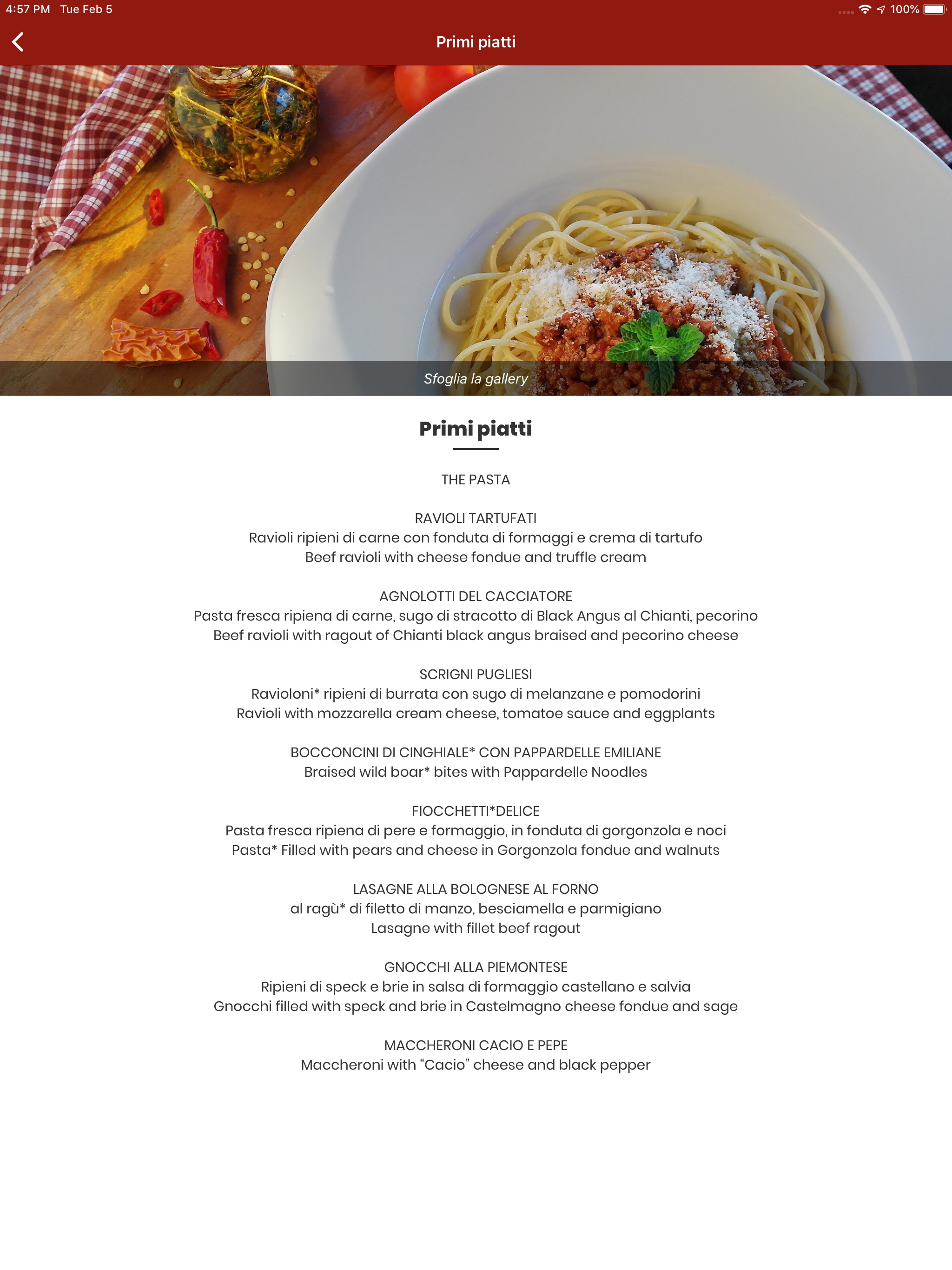 L' Immagine Bistrot screenshot 9