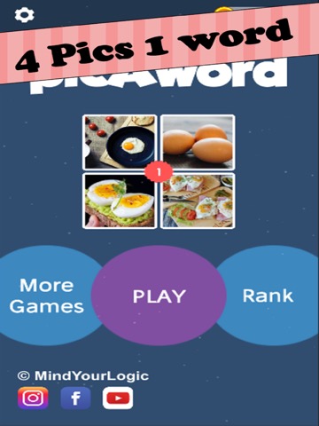 Word Bomb: 4 pics 1 wordのおすすめ画像1