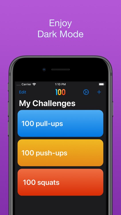 100Challenge - Workout Tracker screenshot-4