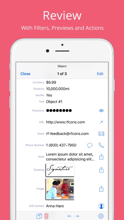 easyAsPieDB Database, Business screenshot-3