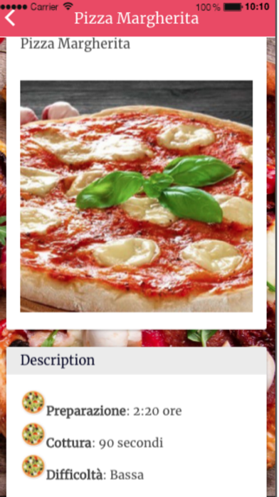 Ricette Pizza Napoletana Screenshot