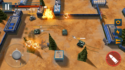 Screenshot #1 pour Tank Battle Heroes: PvP Brawls