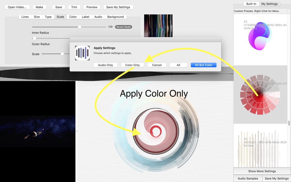 #8. Spectra - Video & Audio to Art (macOS) 由: Limit Point Software