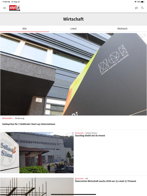 stol.it iPad screenshot 4 - News app