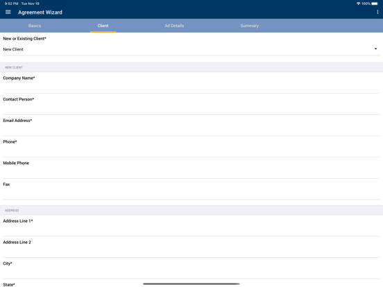 DECM Back Office iPad screenshot 3 - Business app