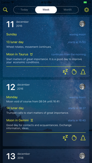 Lunar calendar Dara Screenshot