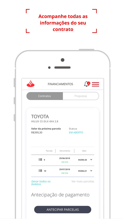 Screenshot #2 pour Santander Financiamentos