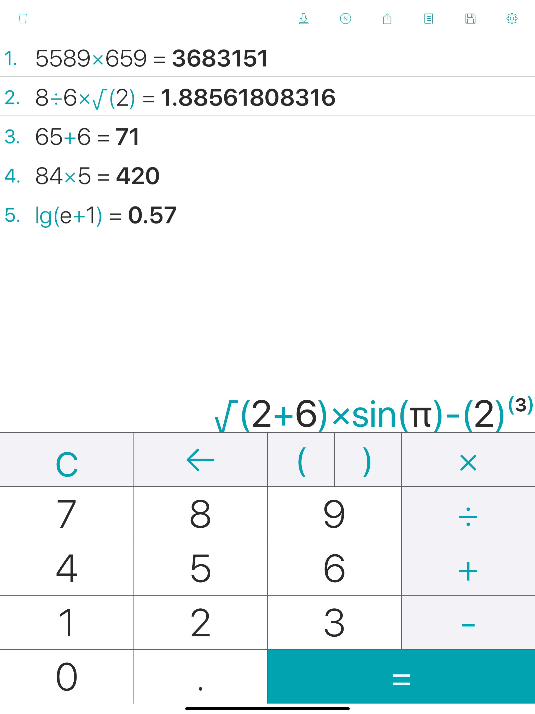 Smart Calculator-With History screenshot 5
