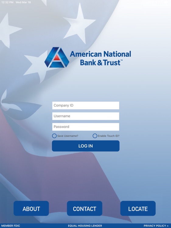 AmNat B&T Biz for iPad