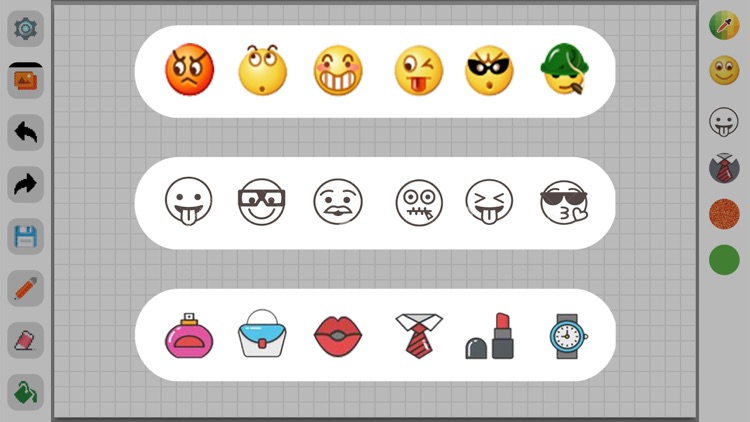 Drawing by pixel - Emoji paint