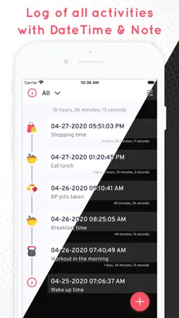 Timestamper: Activity Tracker screenshot 1