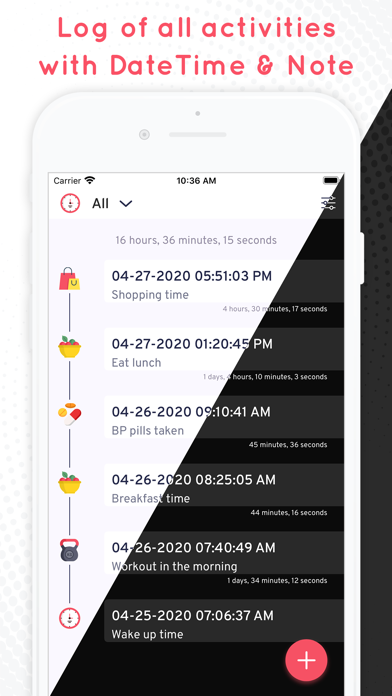 Timestamper: Keep Activity Log Screenshot