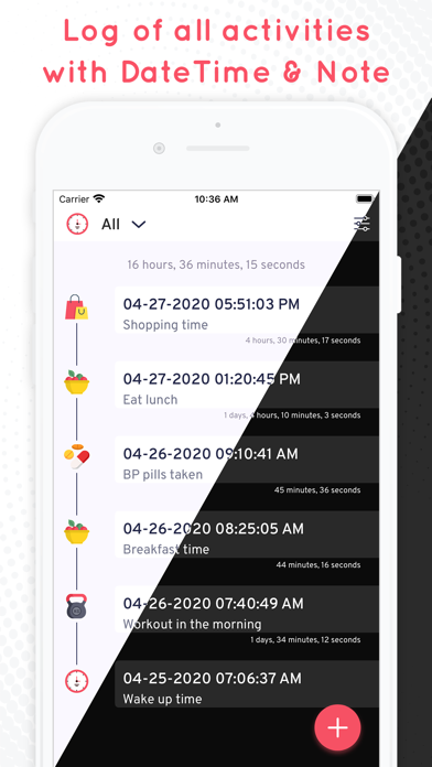 Screenshot #1 pour Timestamper: Keep Activity Log