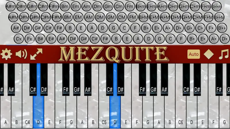 Mezquite Acordeón Teclas Piano screenshot 2 of 5