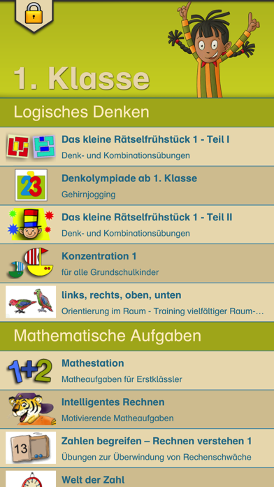 Screenshot #1 pour LÜK Schul-App 1. Klasse