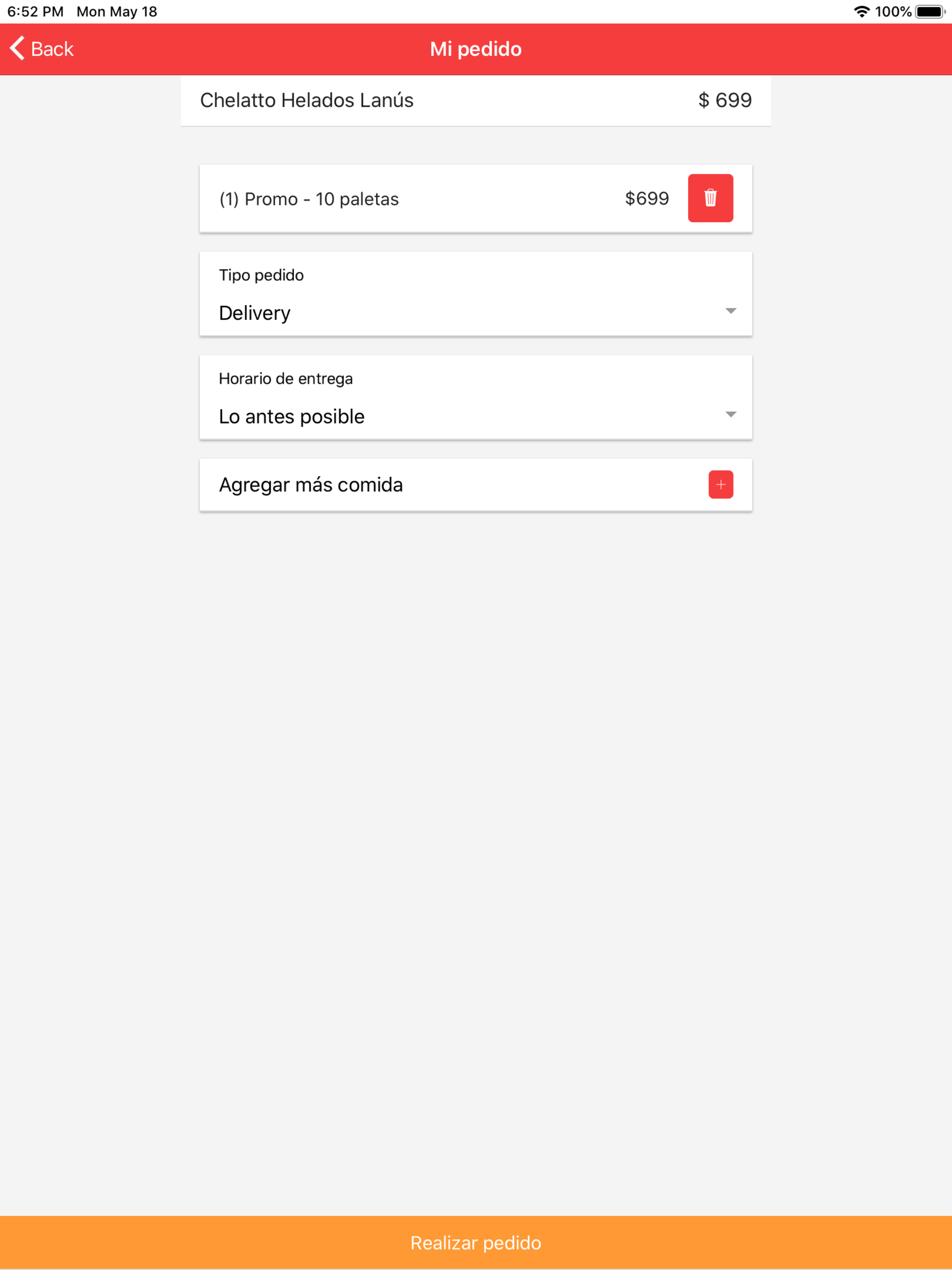Moreira Delivery screenshot 8