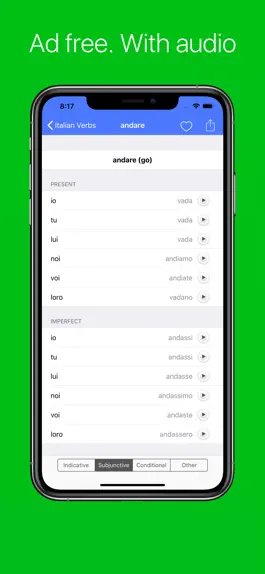 Game screenshot Italian Verb Conjugator Pro mod apk