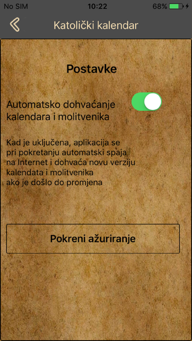 Katolički molitvenik+kalendar Screenshot